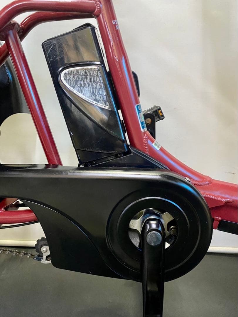 1年保証 送料無料　パナソニック　ギュット　20インチ　赤色　電動アシスト自転車