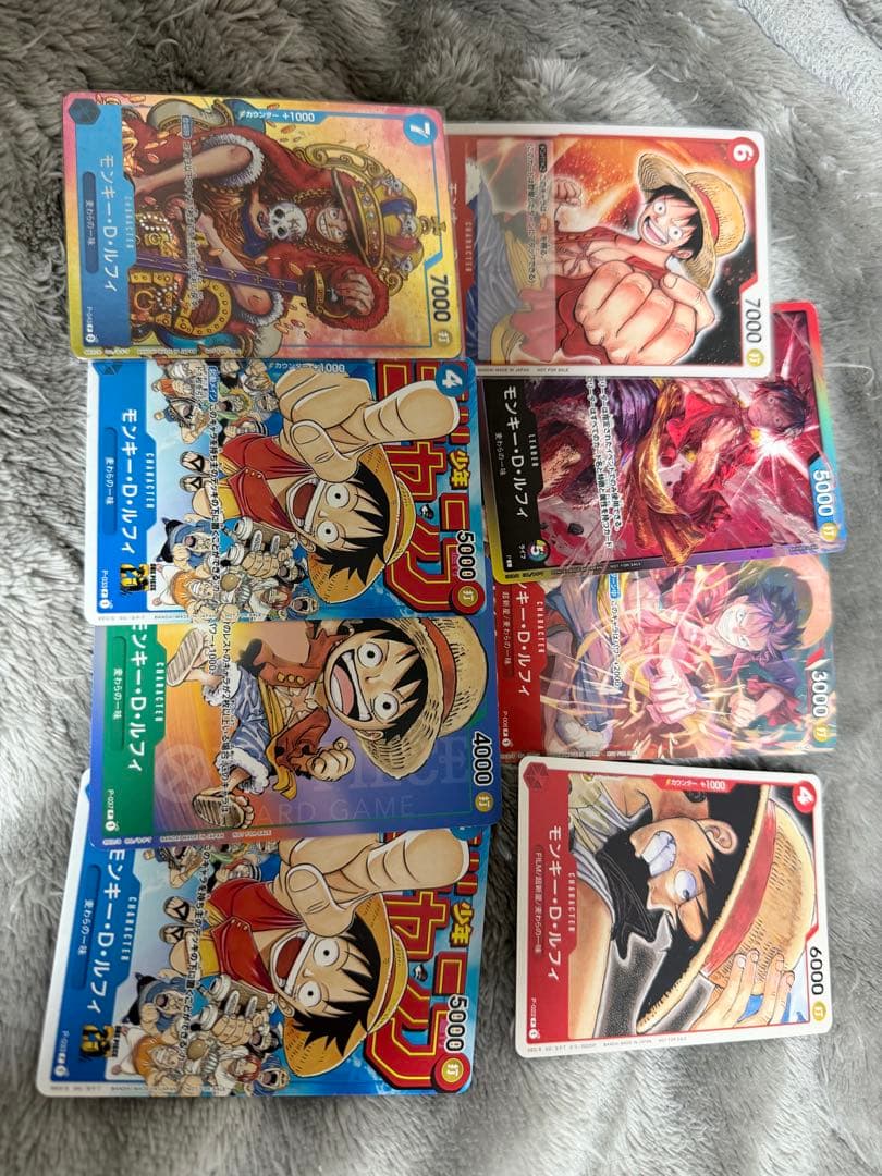 ワンピースカード　ルフィプロモセット