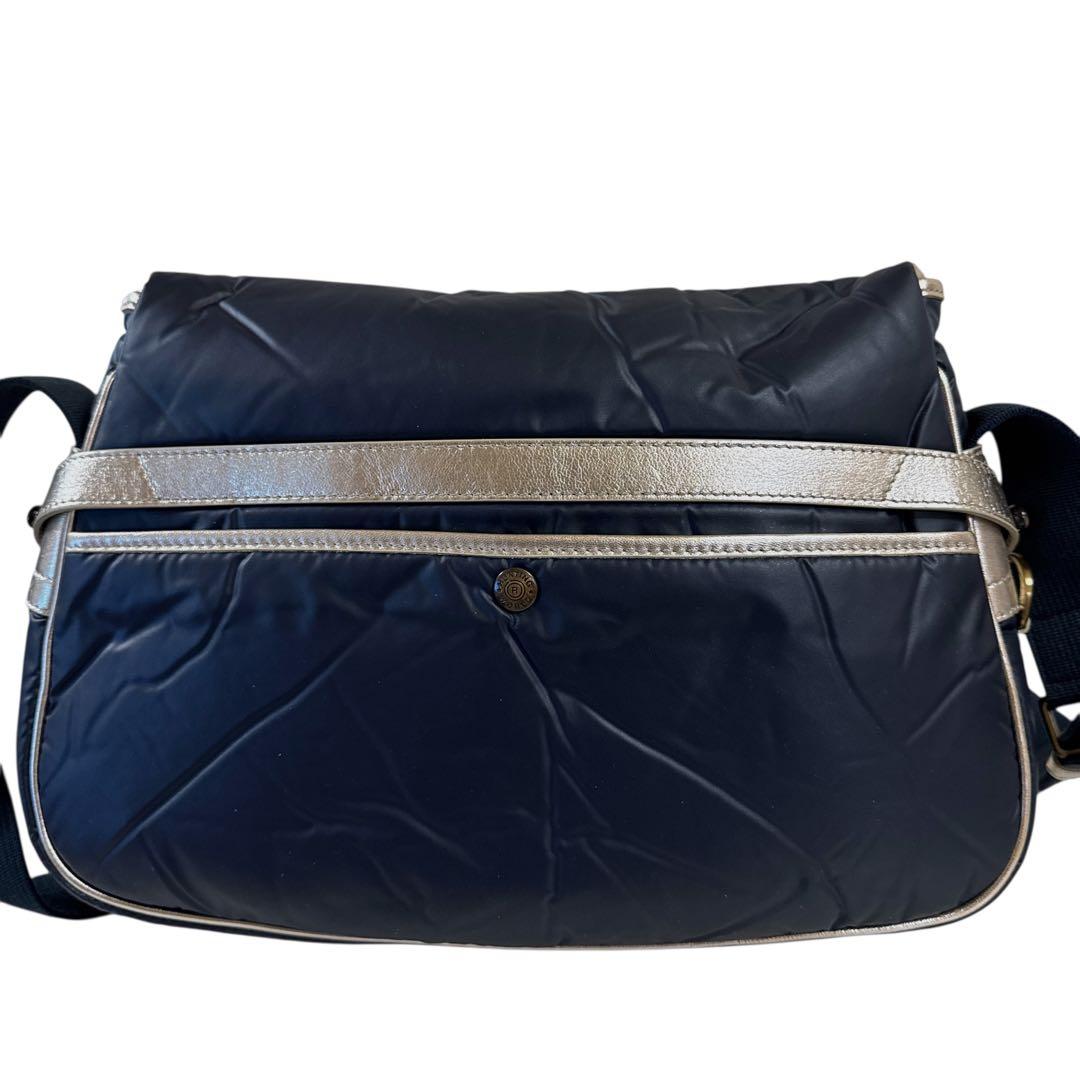 未使用級　レア濃紺　ハンティングワールド　メッセンジャーバッグ　バチュークロス