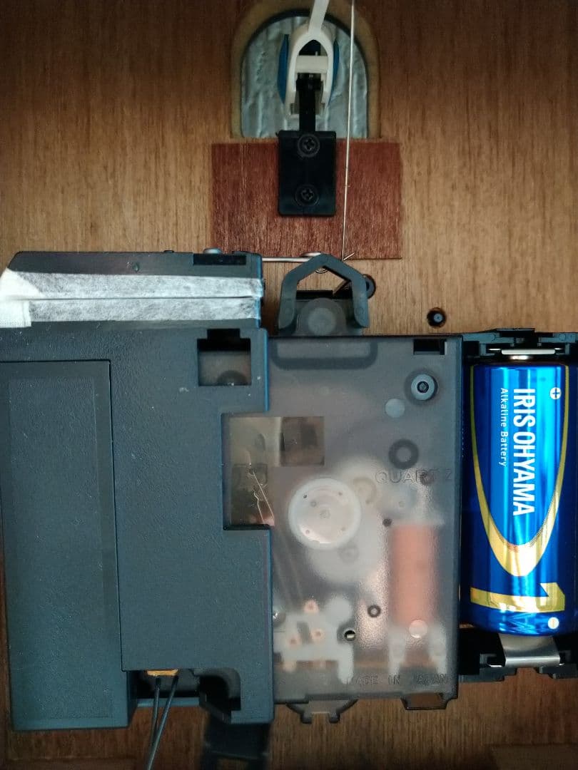 RHYTHM　鳩時計　カッコーメルビル　木製 掛時計