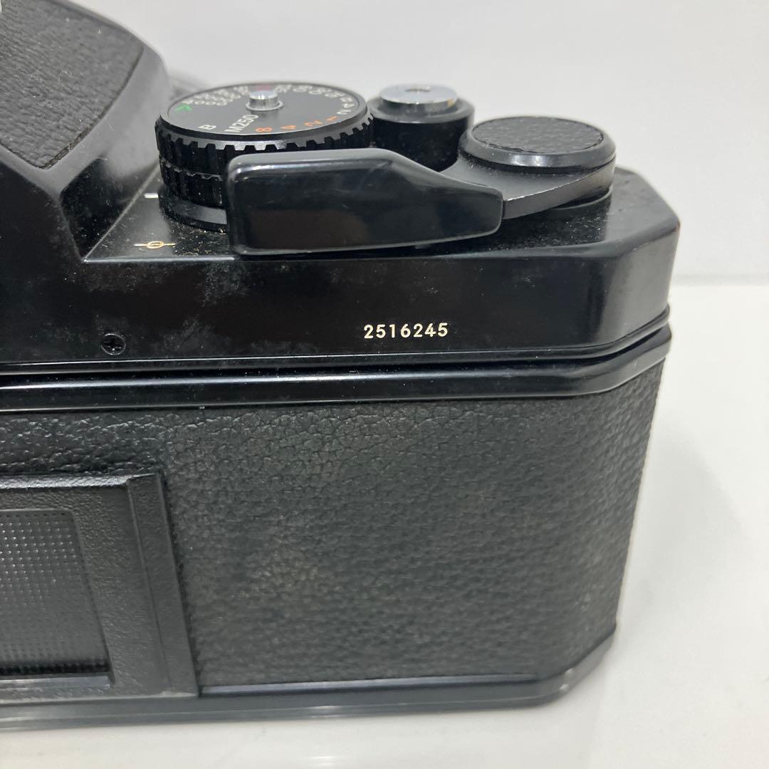 カ*有様 Nikon FE2 ブラックボディ　フィルム一眼レフ　カメラ