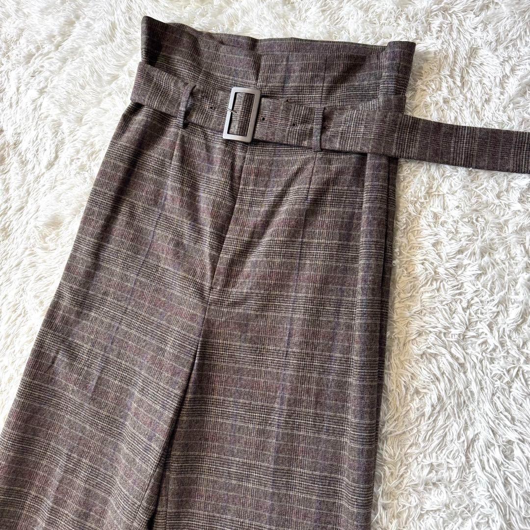 スピックアンドスパン　グレンチェック　スーツ　セットアップ　テーラードジャケット