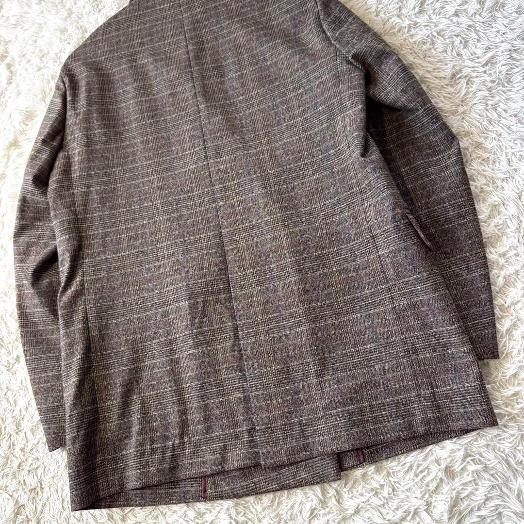 スピックアンドスパン　グレンチェック　スーツ　セットアップ　テーラードジャケット