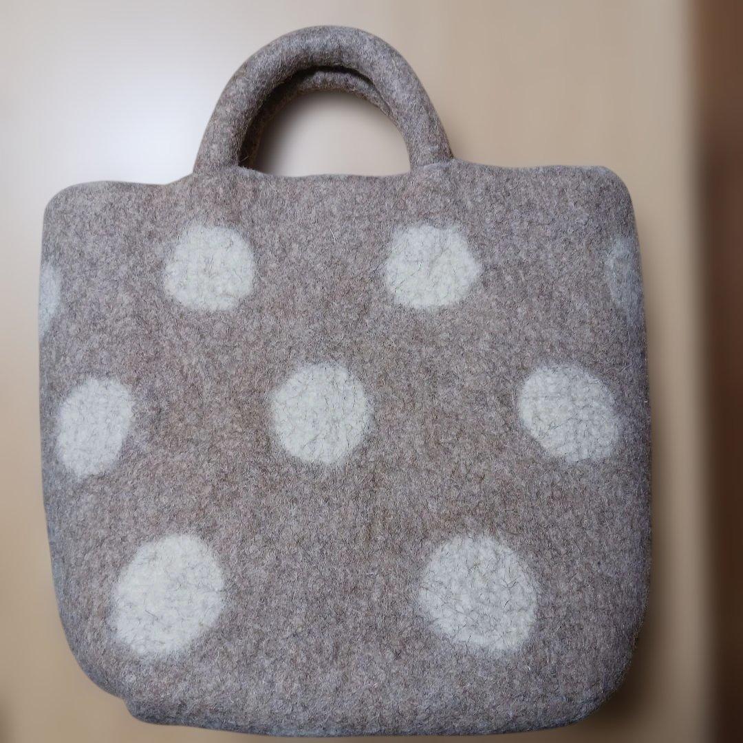 小門富美子 fumiko kokado ウールフェルト トートバッグ バッグ