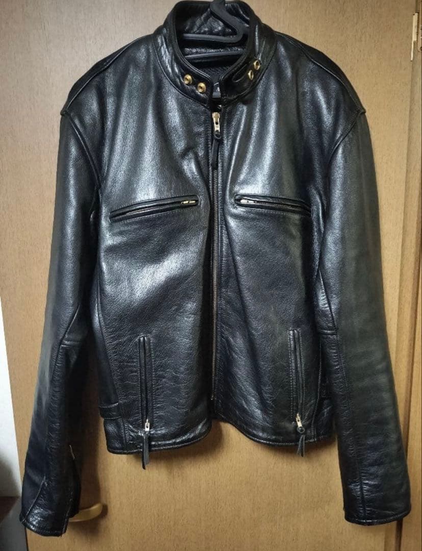 ライダースジャケット シングルライダース レザージャケット　本革