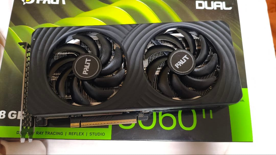 PALIT GEFORCE RTX 5060 Ti 8GB　美品　箱アリ！