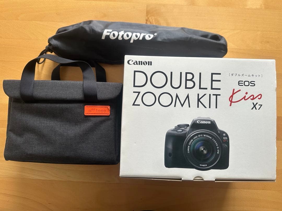 Canon EOS Kiss X7 DOUBLE ZOOM KIT ＋周辺品