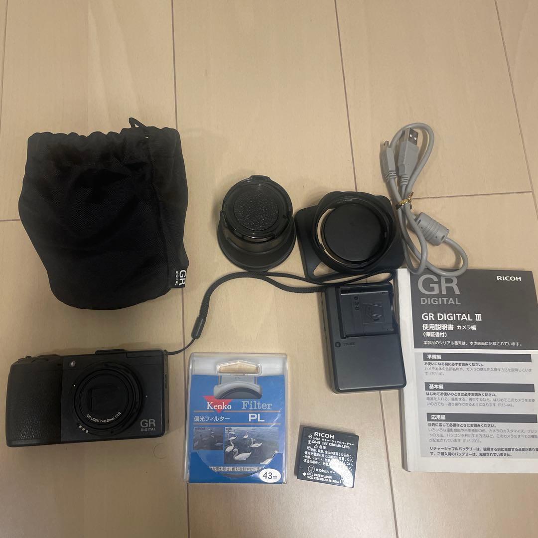 RICOH GR DIGITAL lII デジタルカメラ