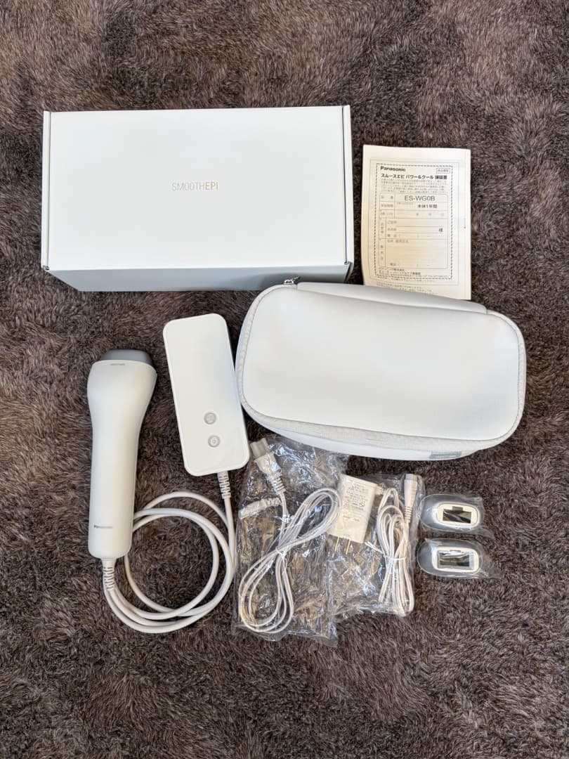 美品　Panasonic ES-WG0B スムースエピ パワー＆クール　脱毛器