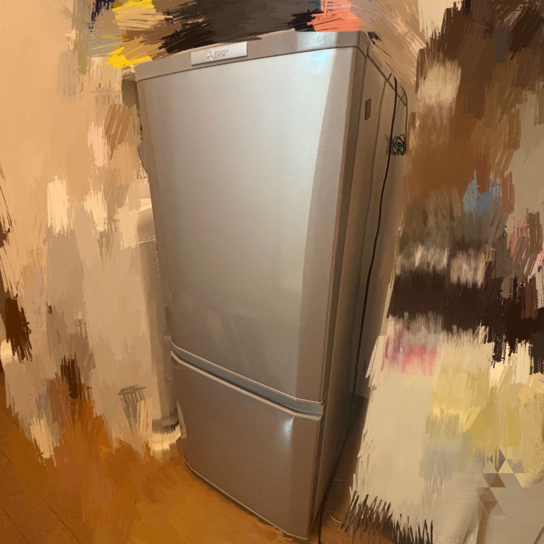 MITSUBISHI冷蔵庫2014年製　MR-P15Y-S ※8月19日以降発送