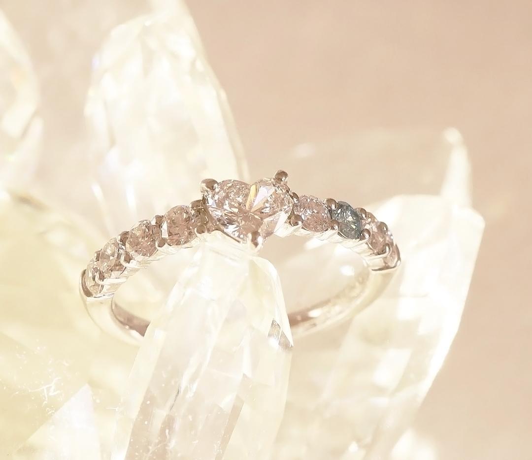 セイレーンアズーロ アエリーノ 0.44ct ハート