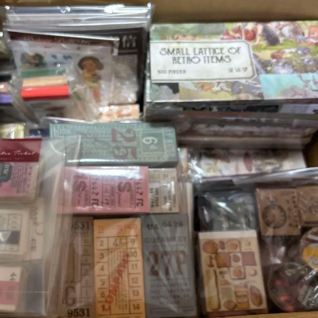 海外コラージュ素材紙 大量まとめ2★新品未使用