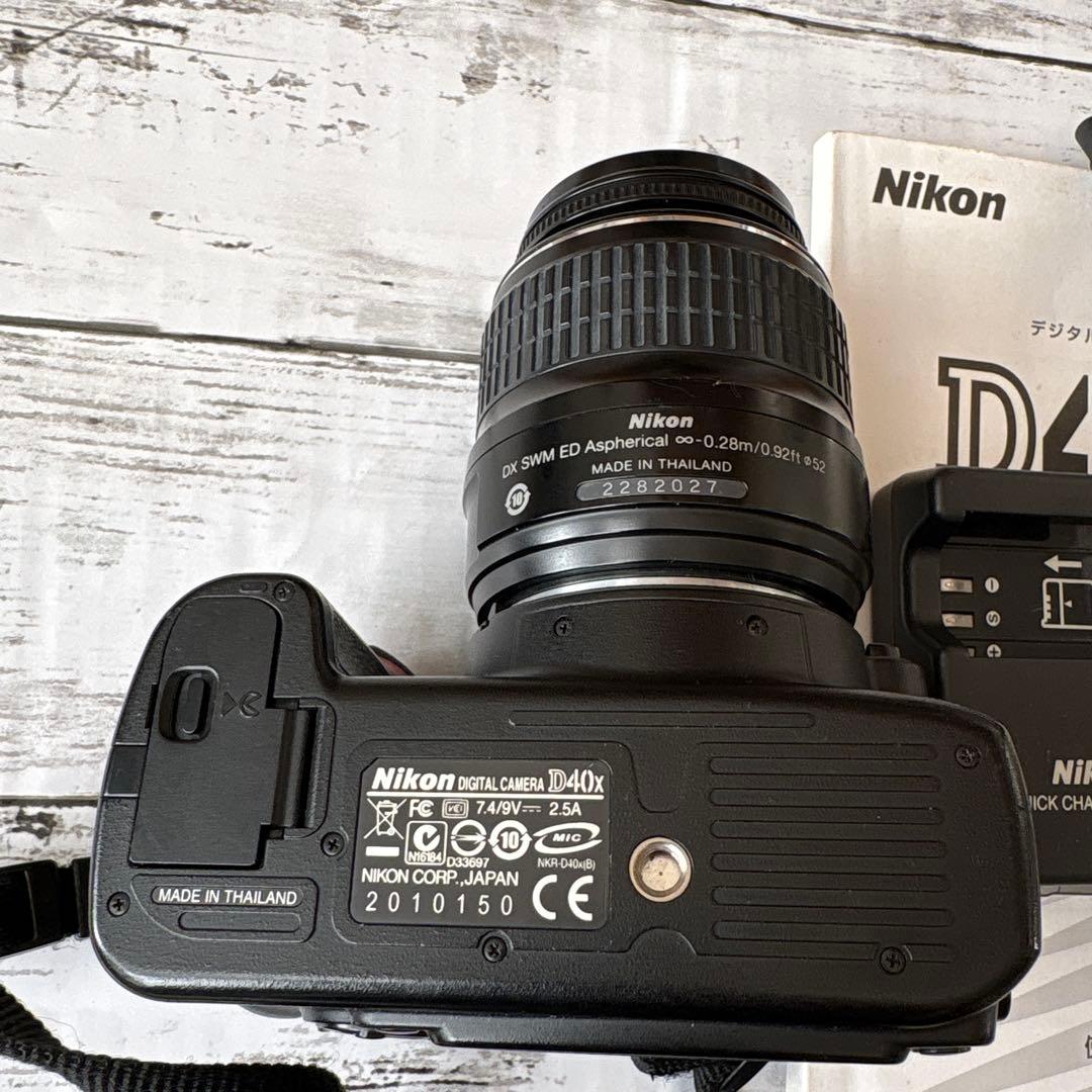 Nikon D40X 本体　充電器　説明書　SDカード付き