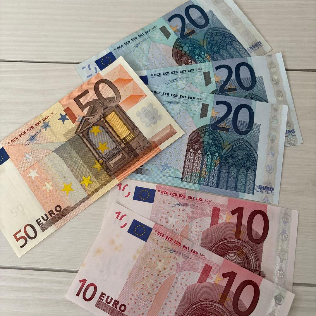ユーロ　旧紙幣と旧セット