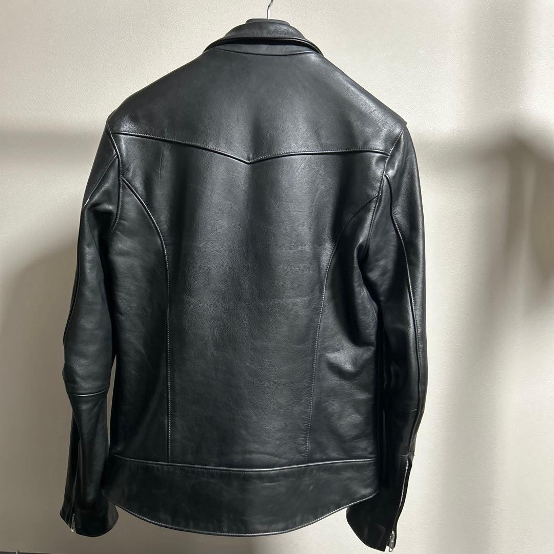 17日まで値下げ　ラッドミュージシャン ダブルライダース サイズ44 黒