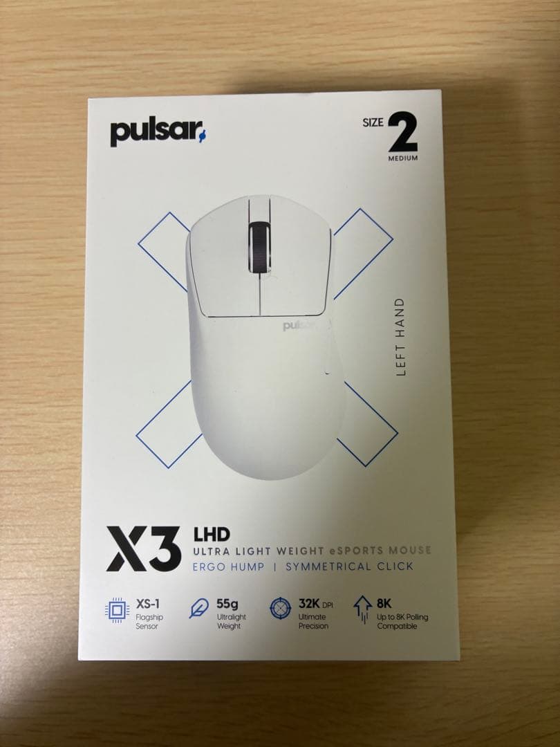 マウス・トラックボール pulsar X3 LHD Medium