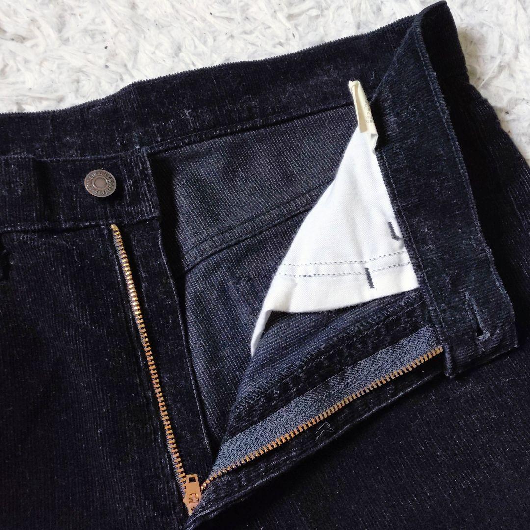 LEVI'S　519-40　W33　コーデュロイ　パンツ　ブラック　日本製