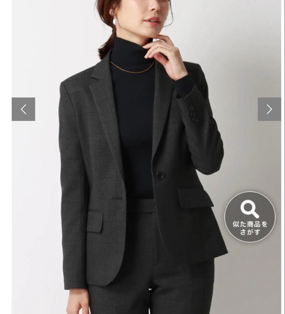 新品　ザスーツカンパニー　WIITE グレンチェック　パンツスーツ　40