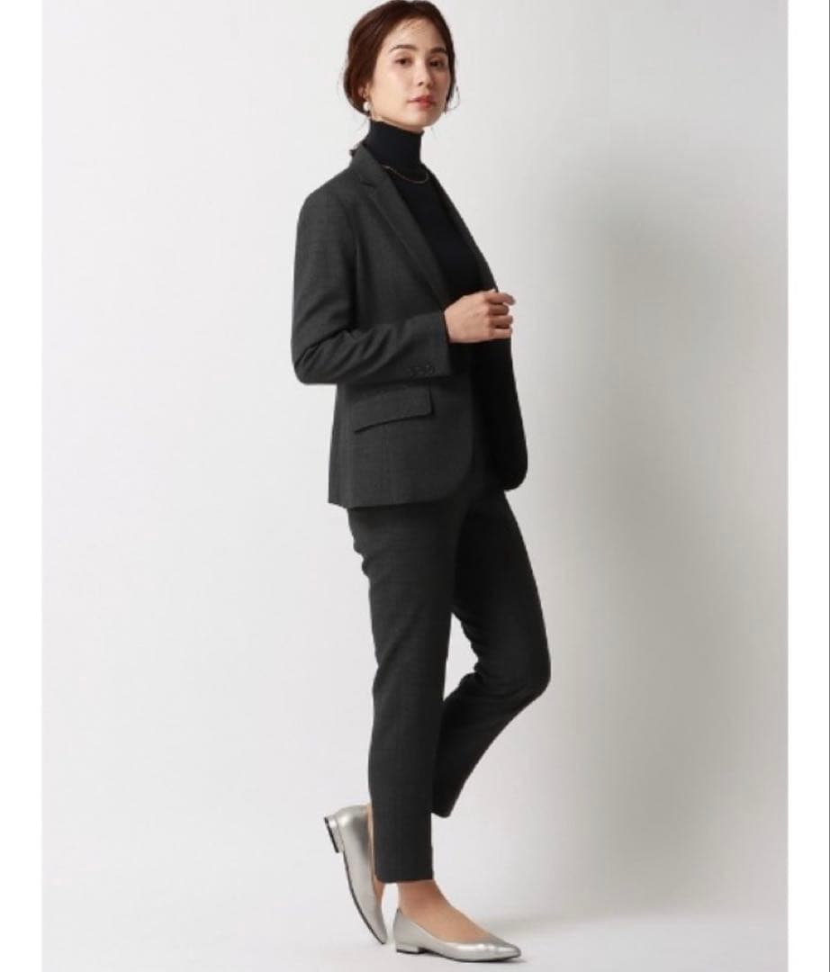 新品　ザスーツカンパニー　WIITE グレンチェック　パンツスーツ　40