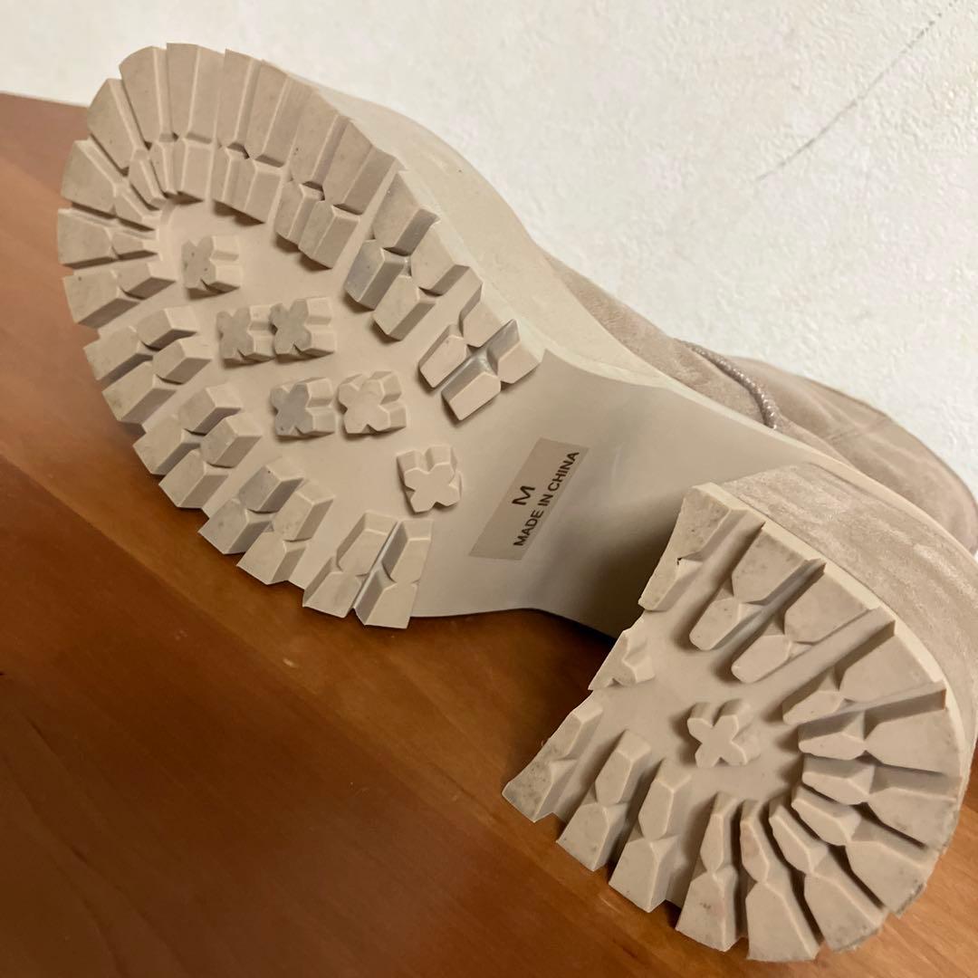 【美品】✨GYDA✨フェイクムートンplatformショートブーツ23.5