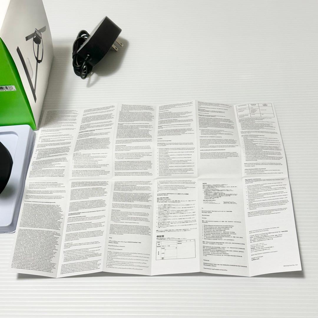 未使用品！ BELKIN wireless charger MagSafe 黒