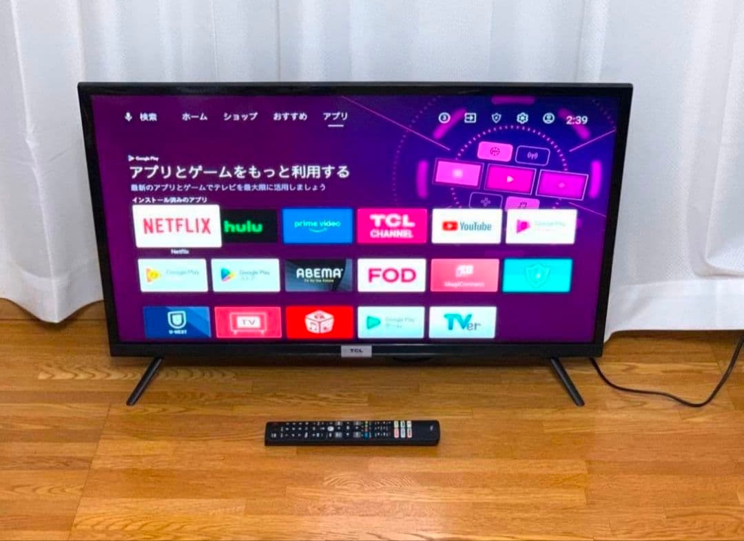 TCL32型スマートテレビAndroid搭載／地上波2021年✨