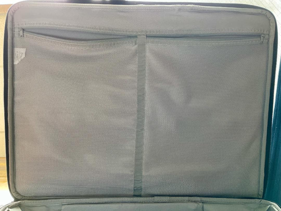 無印良品 半分の厚みで収納できる ソフト キャリーケース 黒 XL MUJI