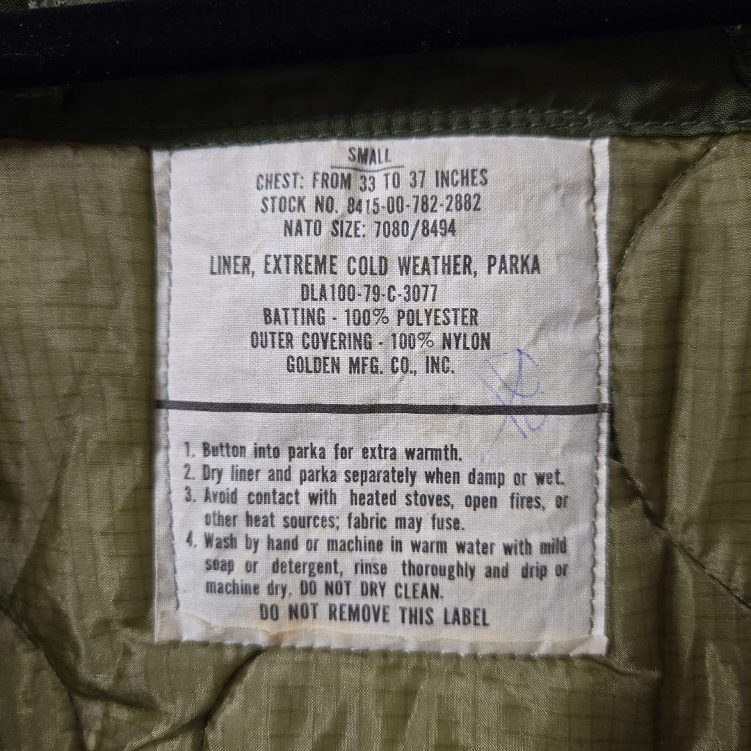 ライナー付属 70sM-65フィッシュテールパーカーsmall regular