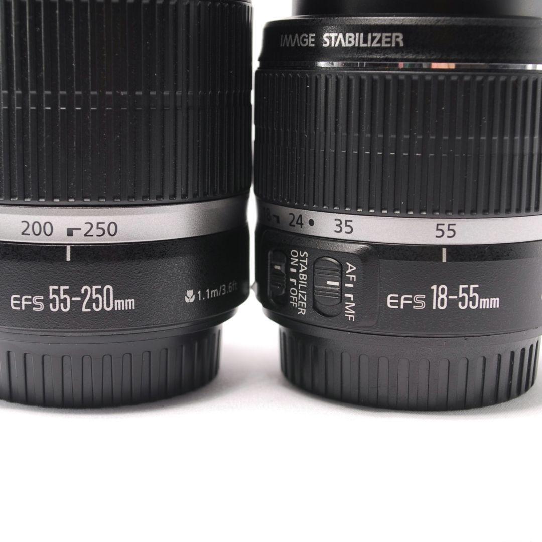 キャノン Canon EF-S 18-55mm 55-250mm IS レンズ