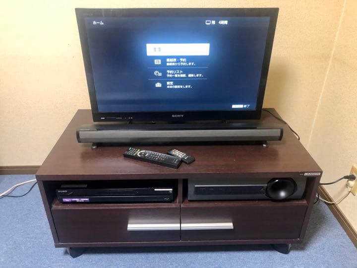 テレビ　サウンドシステム　BD/DVDレコーダー　テレビ台