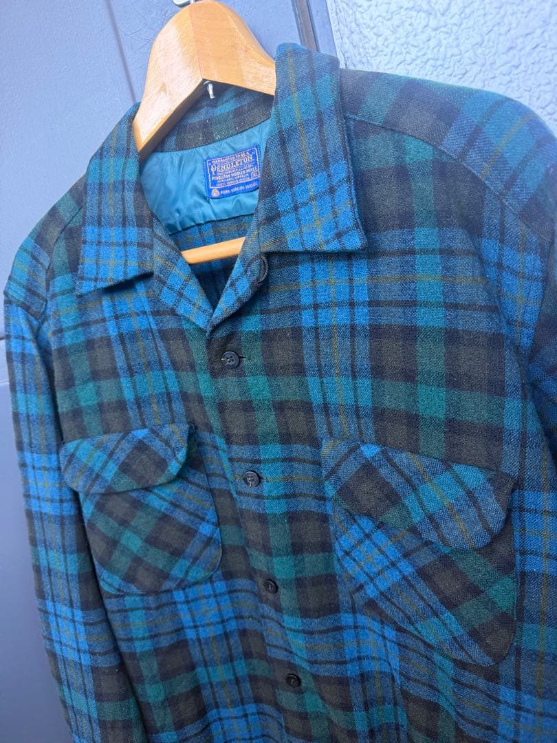 60's PENDLETON ペンドルトン ウールボードシャツ