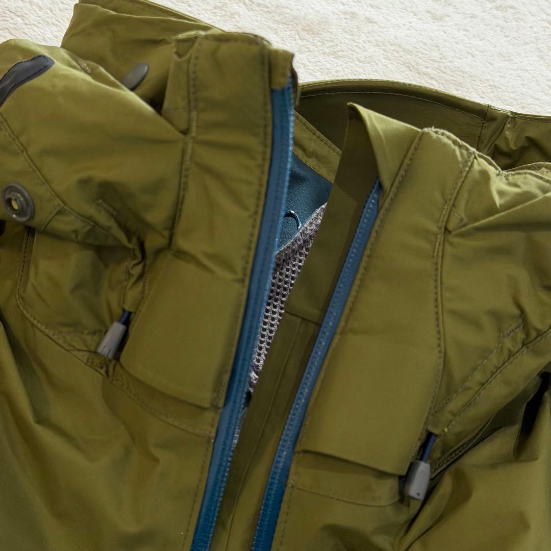 モンベル　シャルモパーカ　グリーン系　スタッフバッグ　スノボー　スキー　Mサイズ