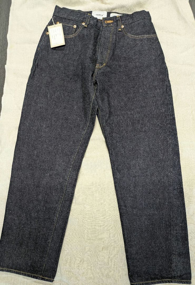 【新品タグ付き】YAECA イエカ ワイドストレートデニム　30サイズ