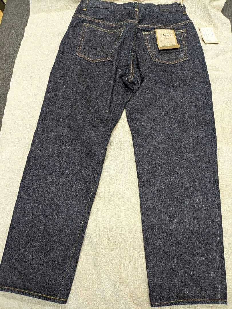 【新品タグ付き】YAECA イエカ ワイドストレートデニム　30サイズ