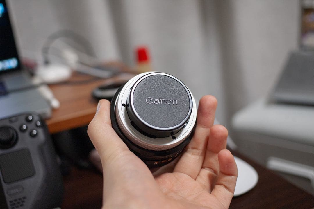 Canon FD 55mm f/1.2 シルバーノーズ レンズ