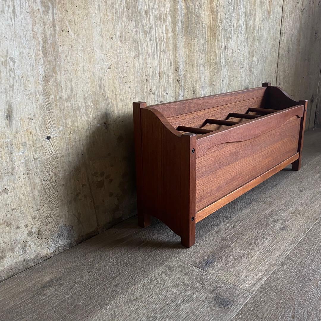 スリッパラック　チーク材　ヴィンテージ レトロ　フリーラック