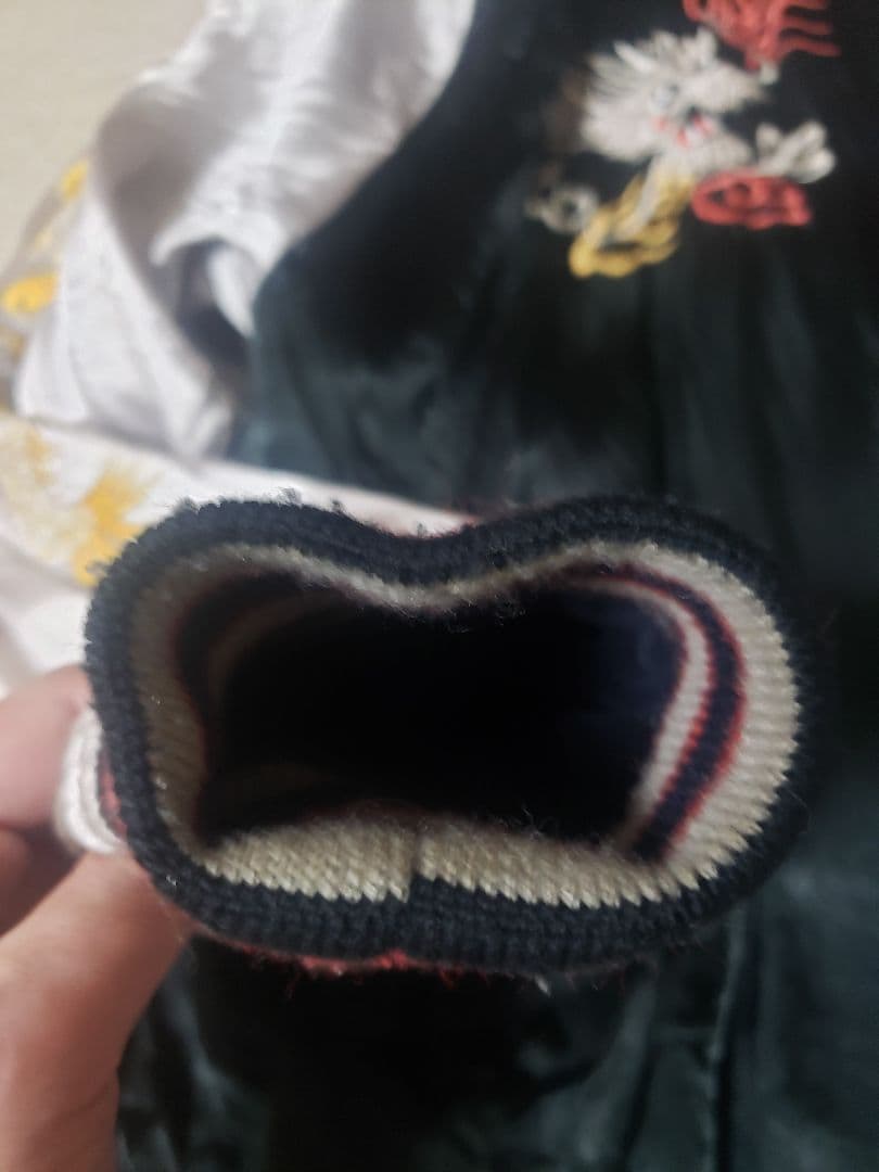 希少 ヒューストン リバーシブル スカジャン 別珍 ベロア　HOUSTON