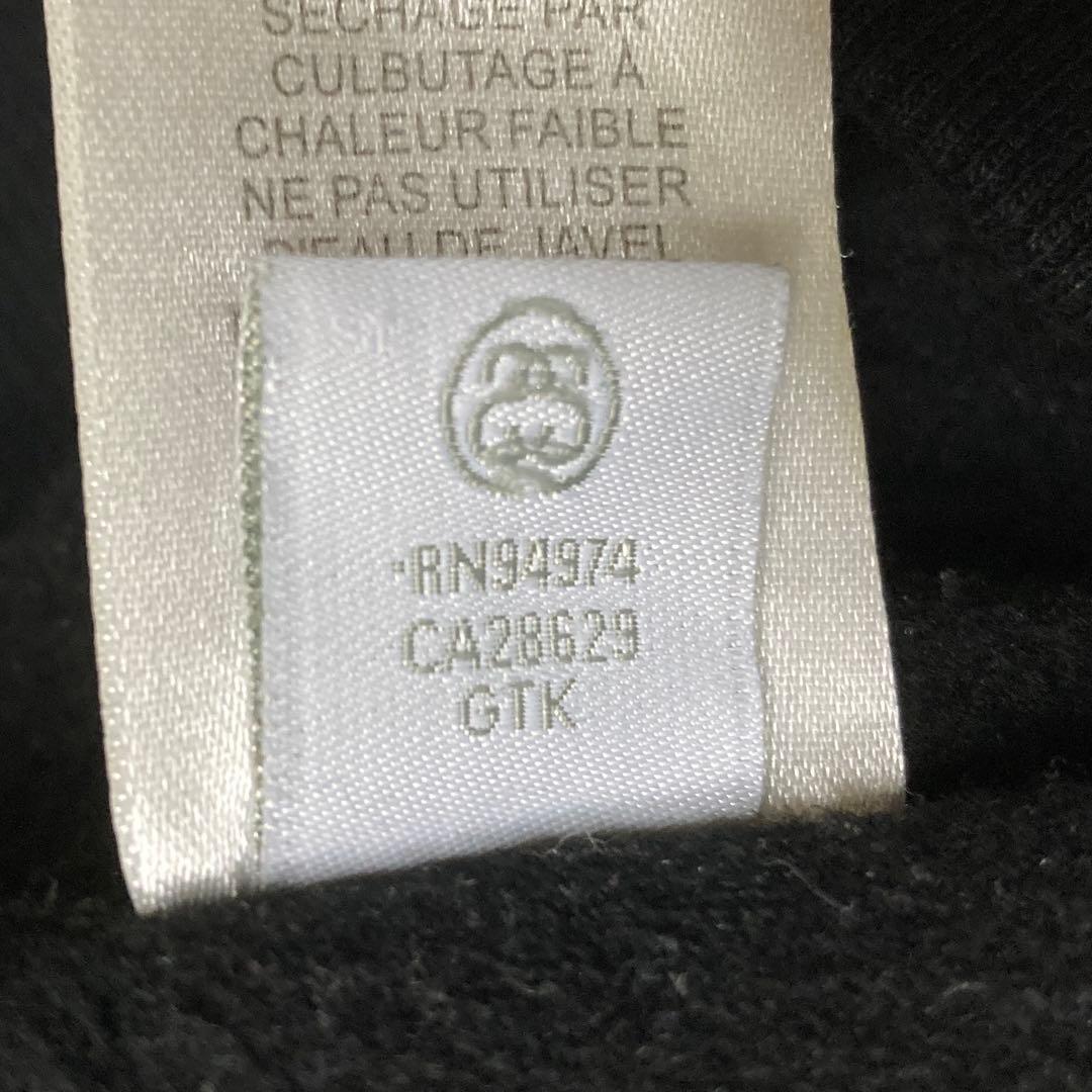 【美品】ステューシー☆センターロゴ　アーチ　パーカー　裏起毛　2XL相当　即完売