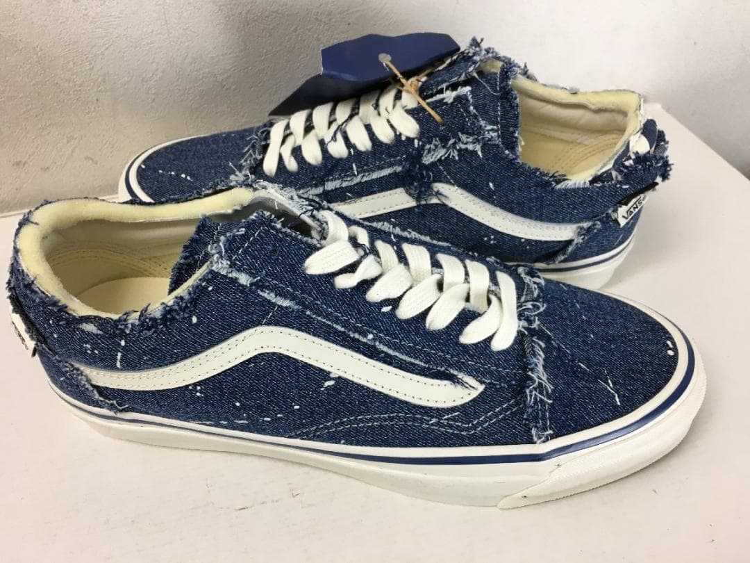 バンズ 新品 28.5cm 希少 ペイント デニム スニーカー
