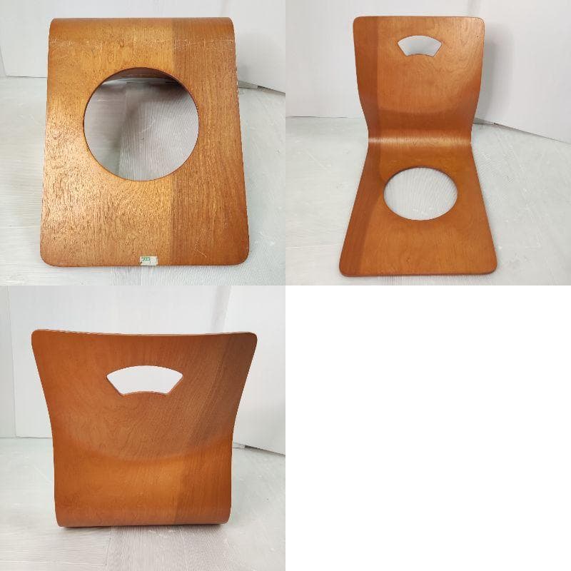 木製座椅子　７脚セット　和室 旅館 こたつ 光座椅子