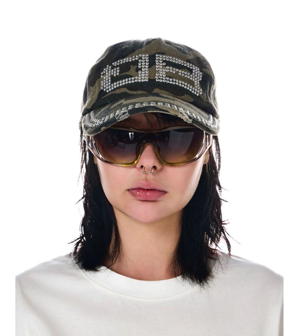 新品BEEDEN BDスタッズ ダメージキャップ マルチカラー