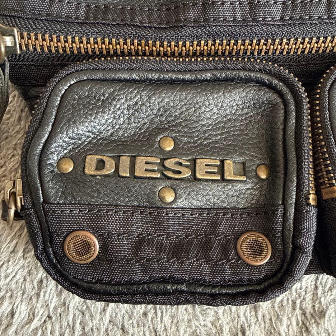 DIESEL ディーゼル ガスマスク レザーボディバッグ ヴィンテージ