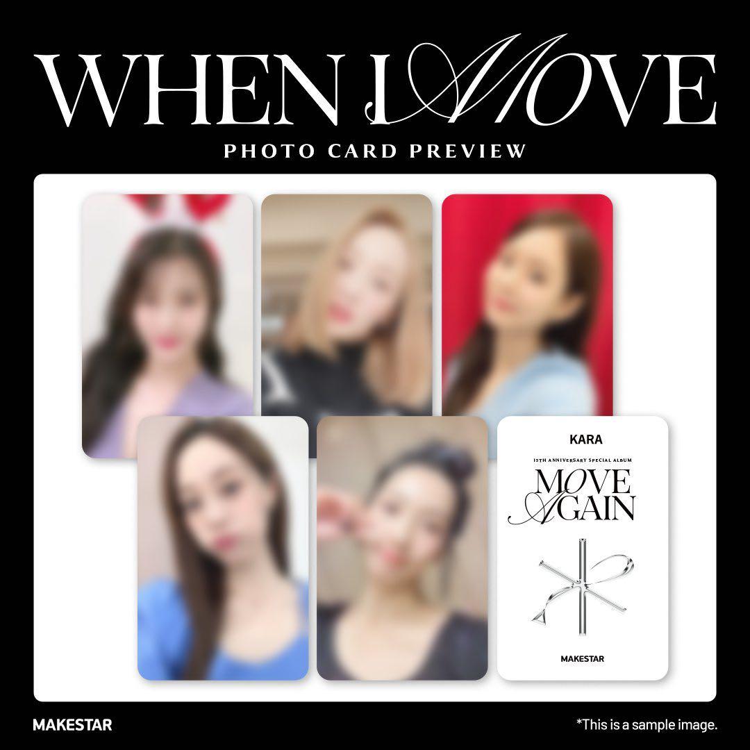 KARA MOVE AGAIN makestar 特典 トレカ ニコル