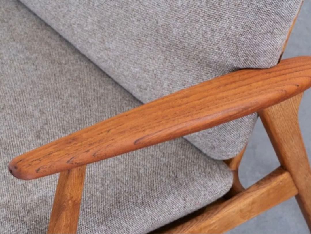 値下げ　北欧デンマーク製　ヴィンテージ　 2シートソファ チーク オーク