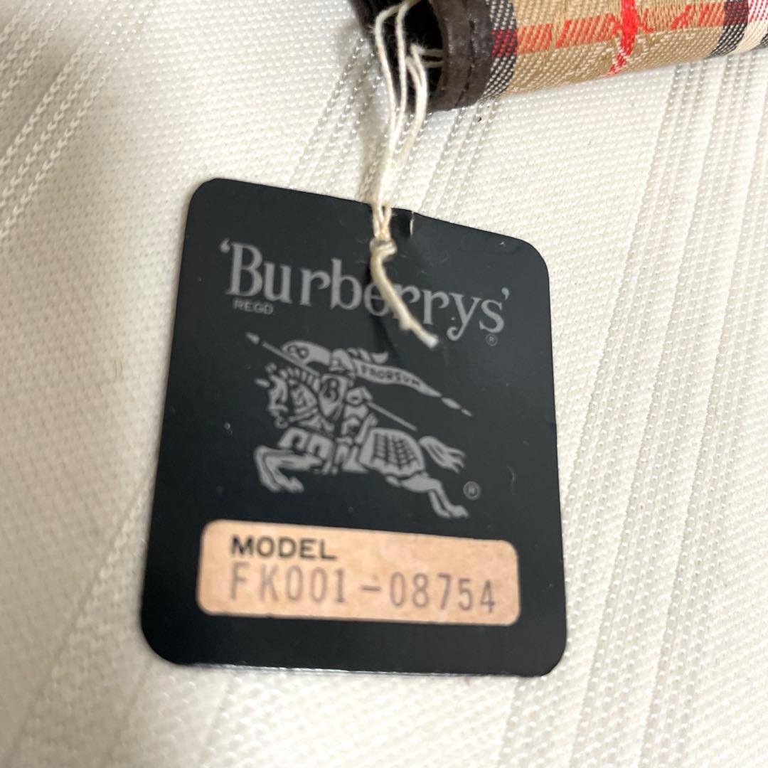 未使用品 バーバリー 3連キーケース シャドーホース ノバチェック ホースロゴ