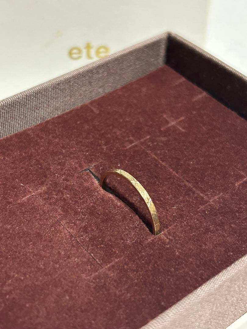 ete k10 10k ゴールドリング