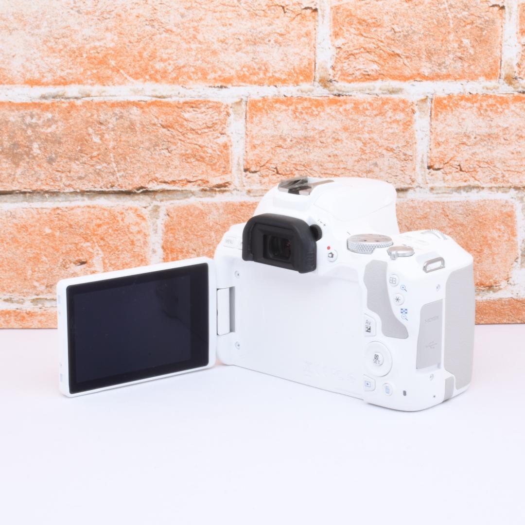 Canon Kiss X10 ホワイト✨標準＋単焦点レンズ✨付属品多数セット