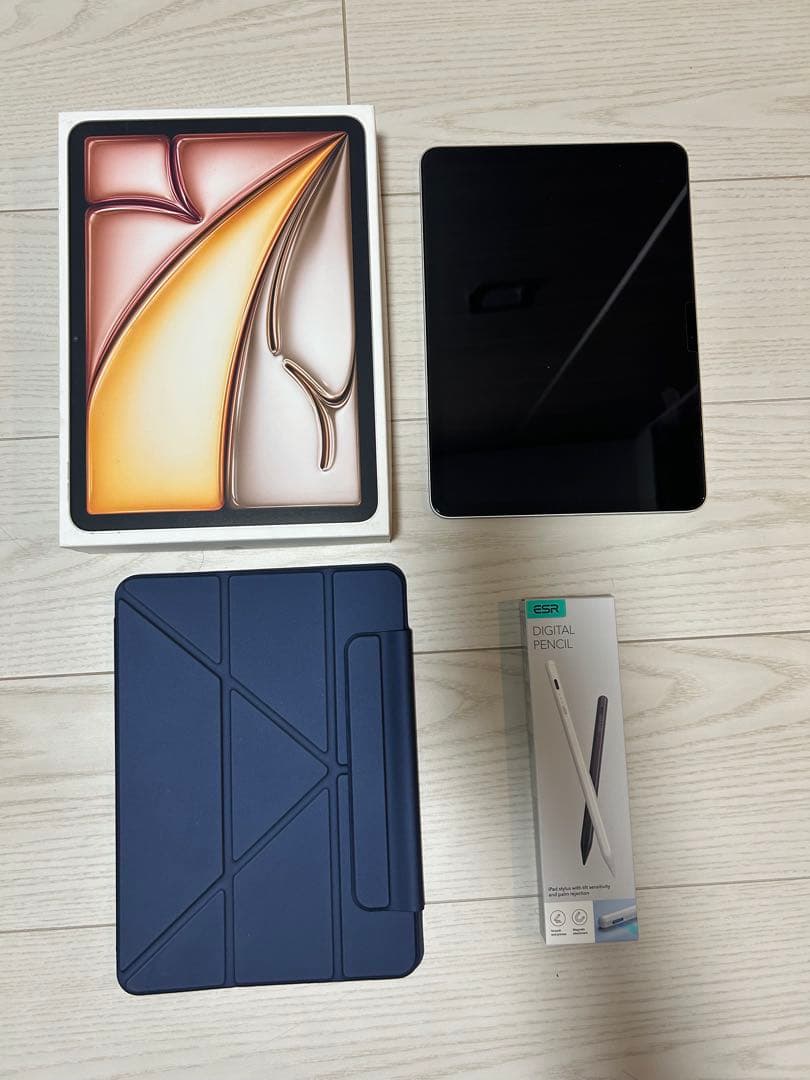 2024 Apple iPad Air本体 + ESRペンシル + ケース