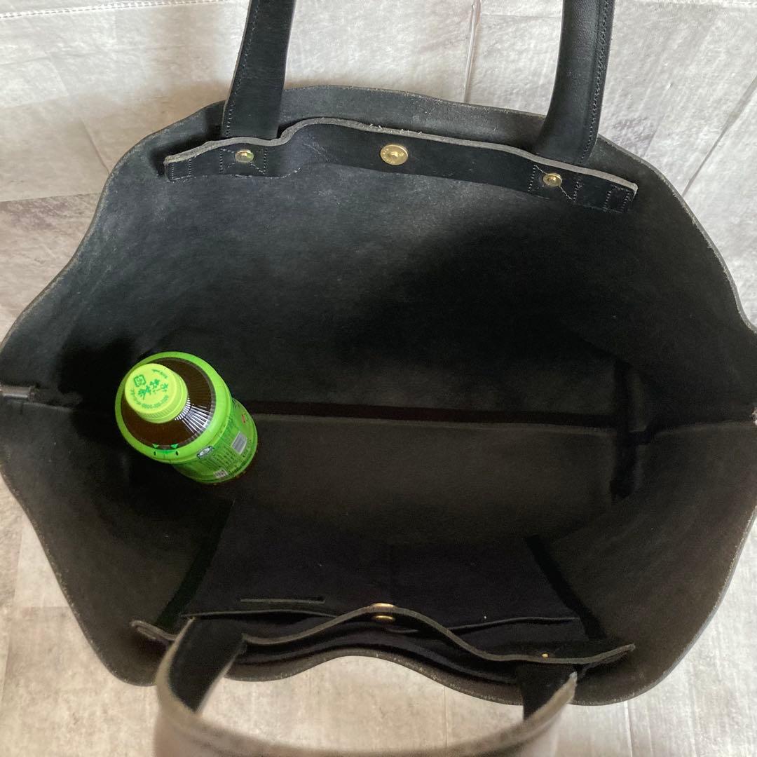 BEAMS別注 SLOW/TOTEバッグ 栃木レザー ブラック ビームス スロウ