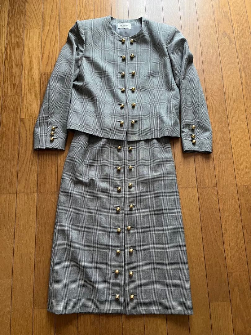 【期間限定値下】インゲボルグ グレンチェックスーツ ヴァンテージ